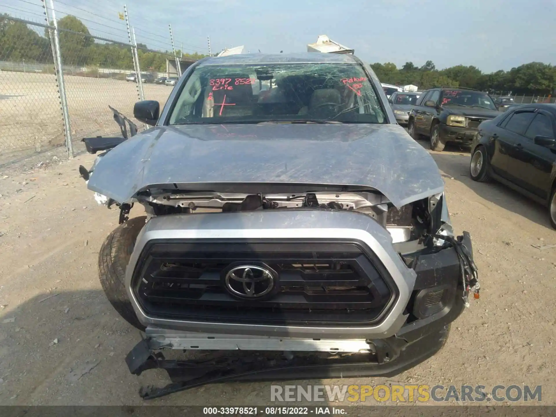 6 Photograph of a damaged car 3TYSX5EN3NT011041 TOYOTA TACOMA 4WD 2022