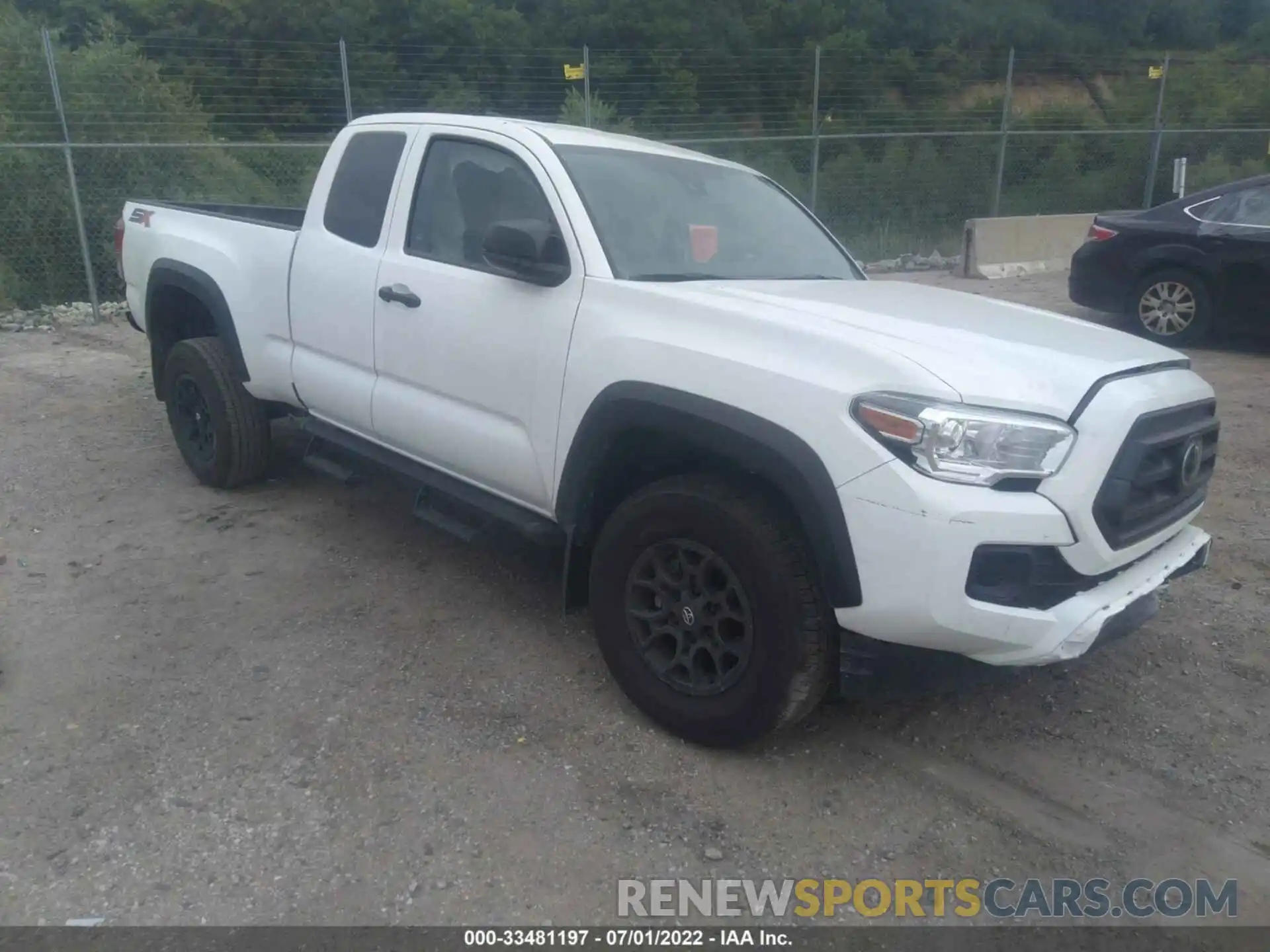 1 Photograph of a damaged car 3TYSX5EN7NT013391 TOYOTA TACOMA 4WD 2022