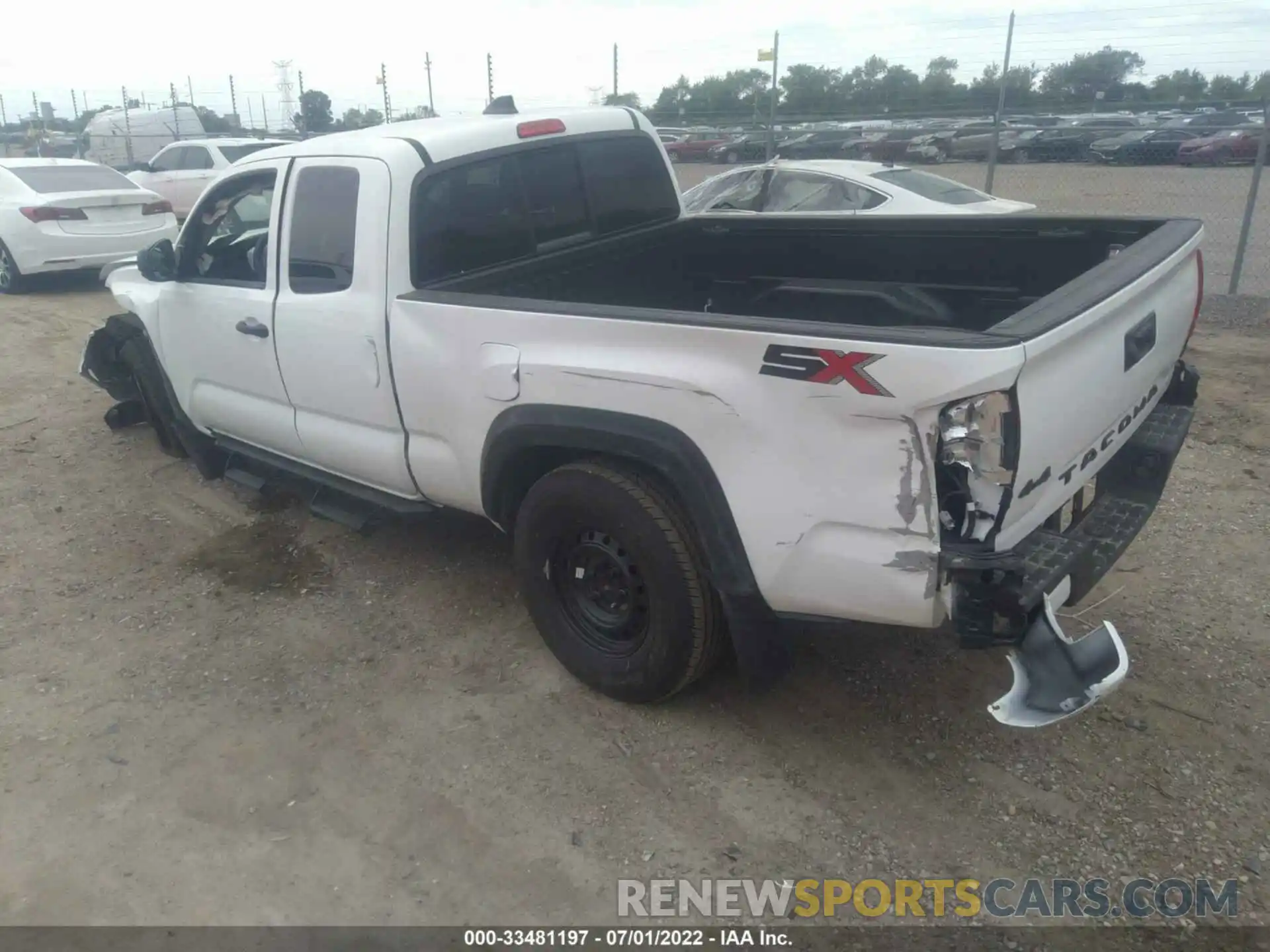 3 Photograph of a damaged car 3TYSX5EN7NT013391 TOYOTA TACOMA 4WD 2022