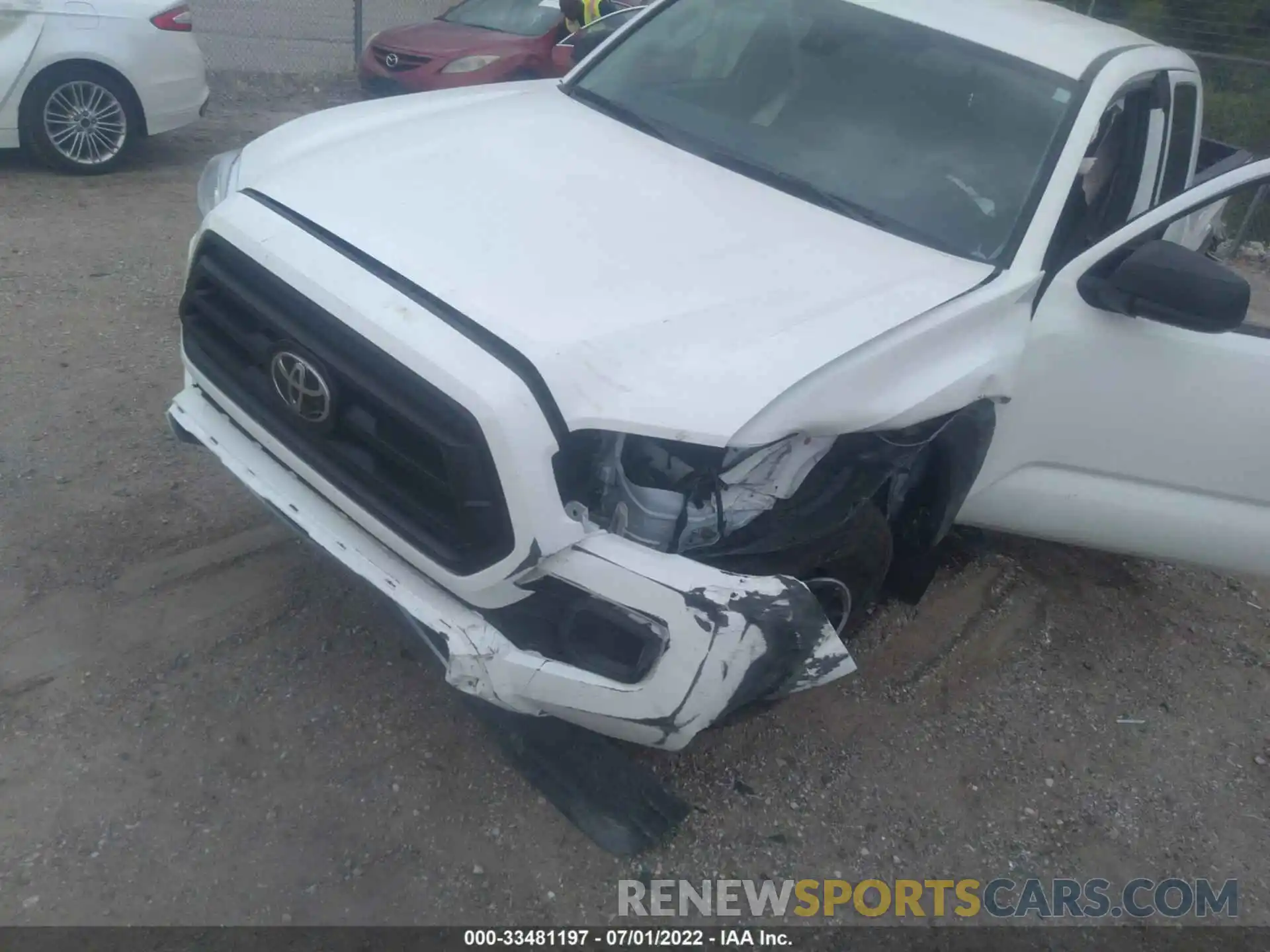 6 Photograph of a damaged car 3TYSX5EN7NT013391 TOYOTA TACOMA 4WD 2022