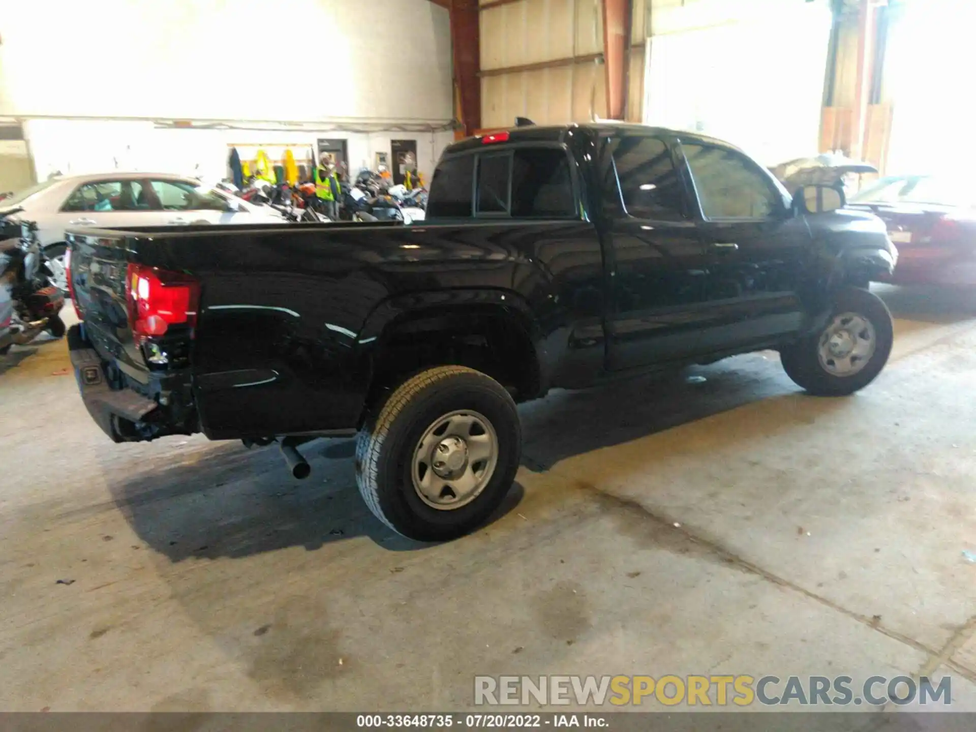 4 Photograph of a damaged car 3TYSX5EN7NT015528 TOYOTA TACOMA 4WD 2022