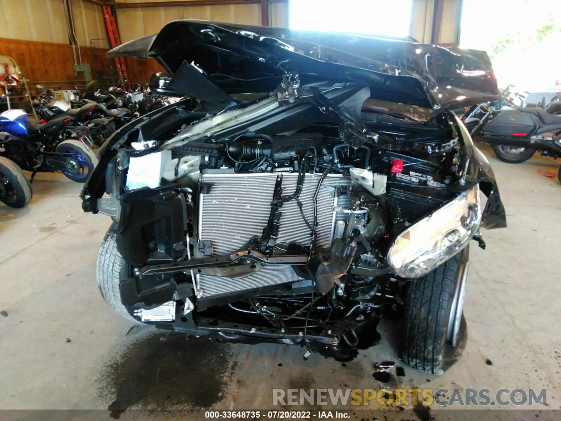 6 Photograph of a damaged car 3TYSX5EN7NT015528 TOYOTA TACOMA 4WD 2022