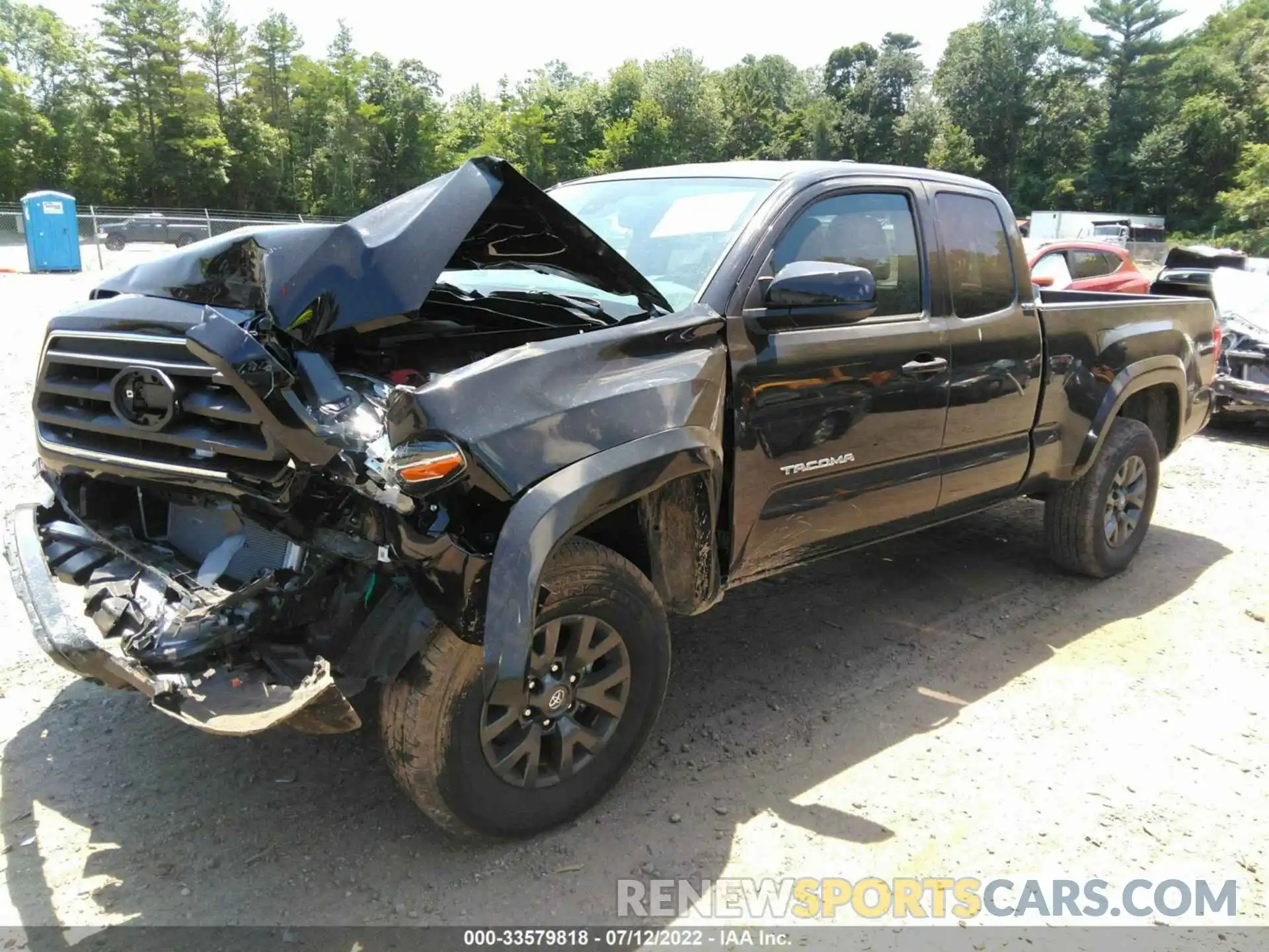 2 Photograph of a damaged car 3TYSZ5AN4NT076903 TOYOTA TACOMA 4WD 2022