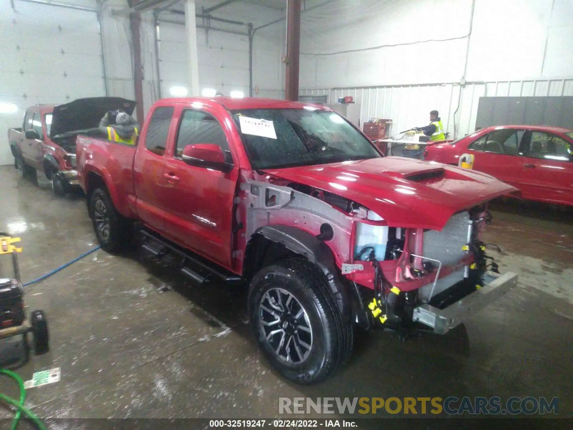 1 Photograph of a damaged car 3TYSZ5AN9NT058994 TOYOTA TACOMA 4WD 2022