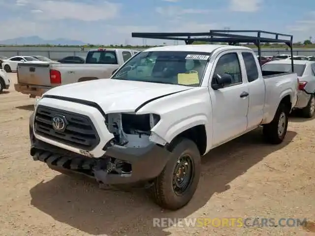 2 Photograph of a damaged car 5TFRX5GN1KX142515 TOYOTA TACOMA ACC 2019