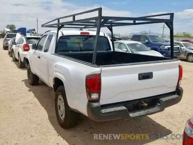 3 Photograph of a damaged car 5TFRX5GN1KX142515 TOYOTA TACOMA ACC 2019