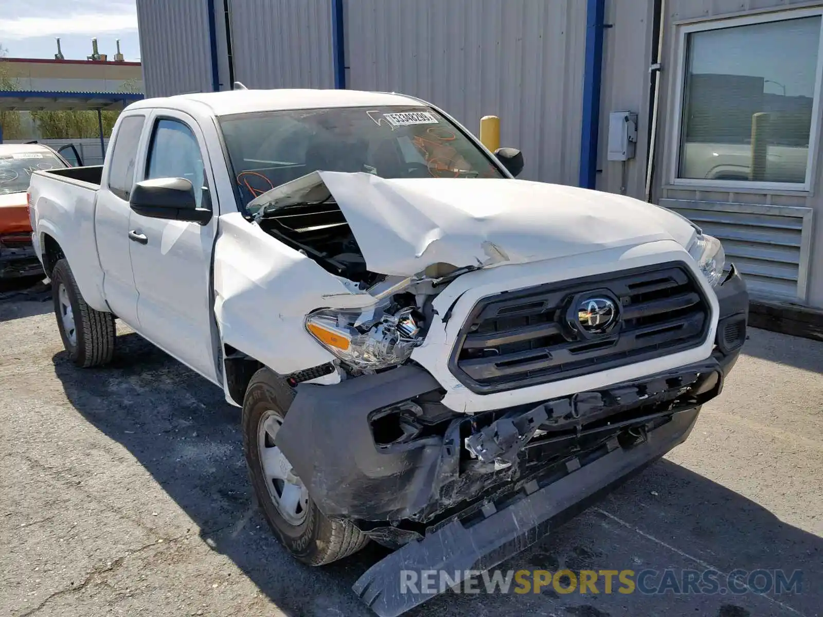 1 Photograph of a damaged car 5TFRX5GN1KX161596 TOYOTA TACOMA ACC 2019