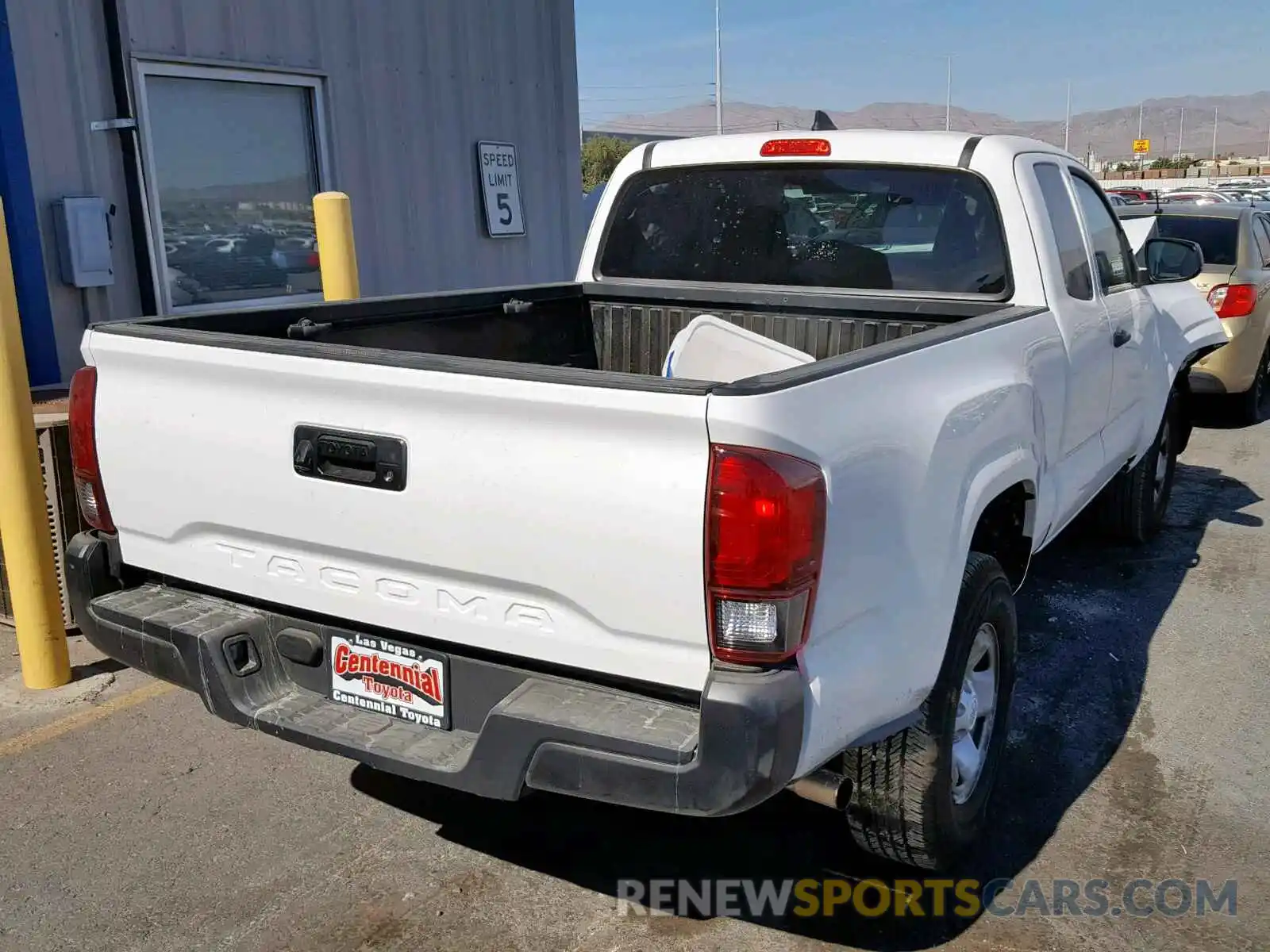 4 Photograph of a damaged car 5TFRX5GN1KX161596 TOYOTA TACOMA ACC 2019