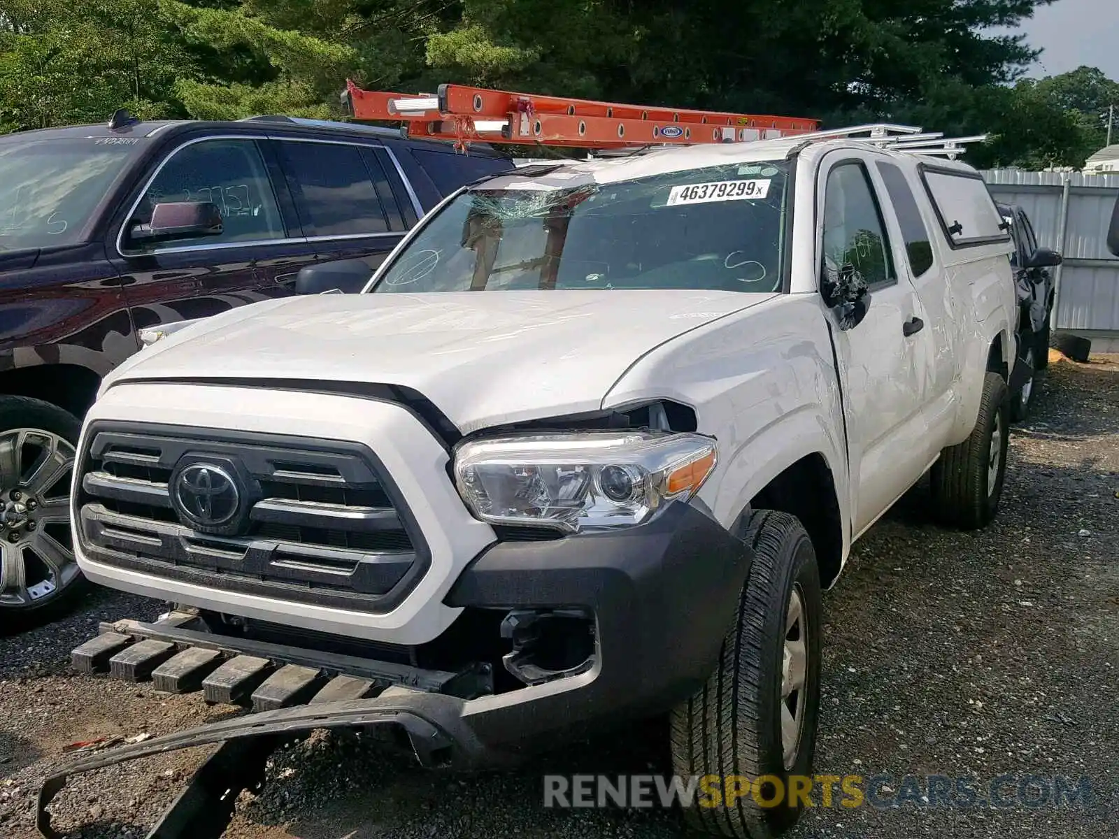 2 Photograph of a damaged car 5TFRX5GN2KX147643 TOYOTA TACOMA ACC 2019