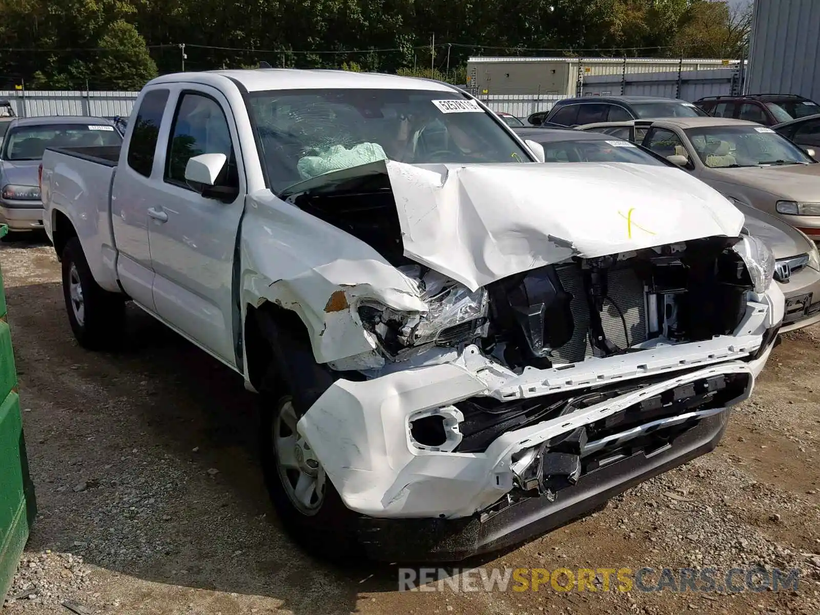 1 Photograph of a damaged car 5TFRX5GN2KX159288 TOYOTA TACOMA ACC 2019