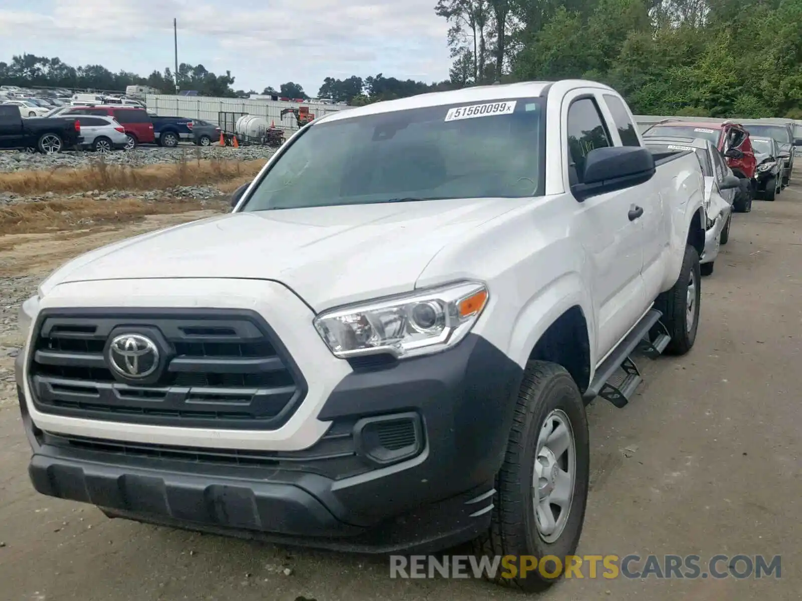 2 Photograph of a damaged car 5TFRX5GN3KX151622 TOYOTA TACOMA ACC 2019