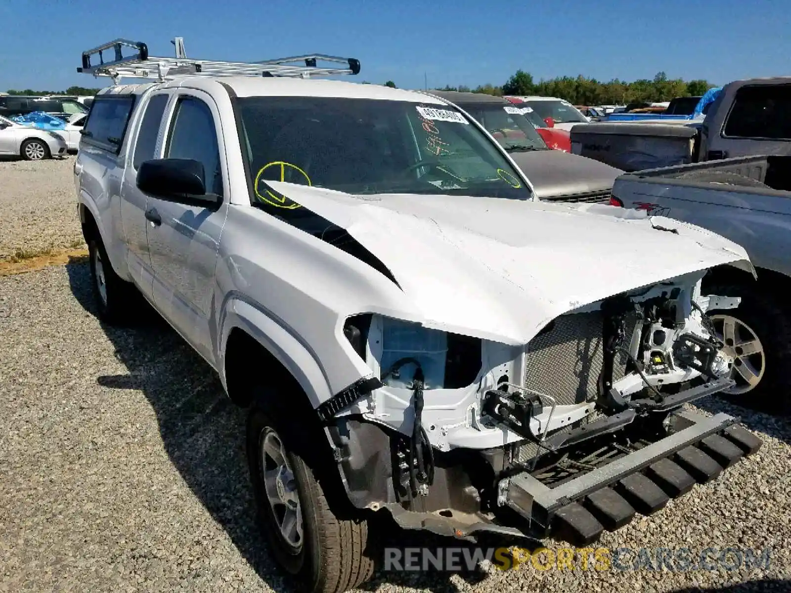 1 Photograph of a damaged car 5TFRX5GN4KX154772 TOYOTA TACOMA ACC 2019