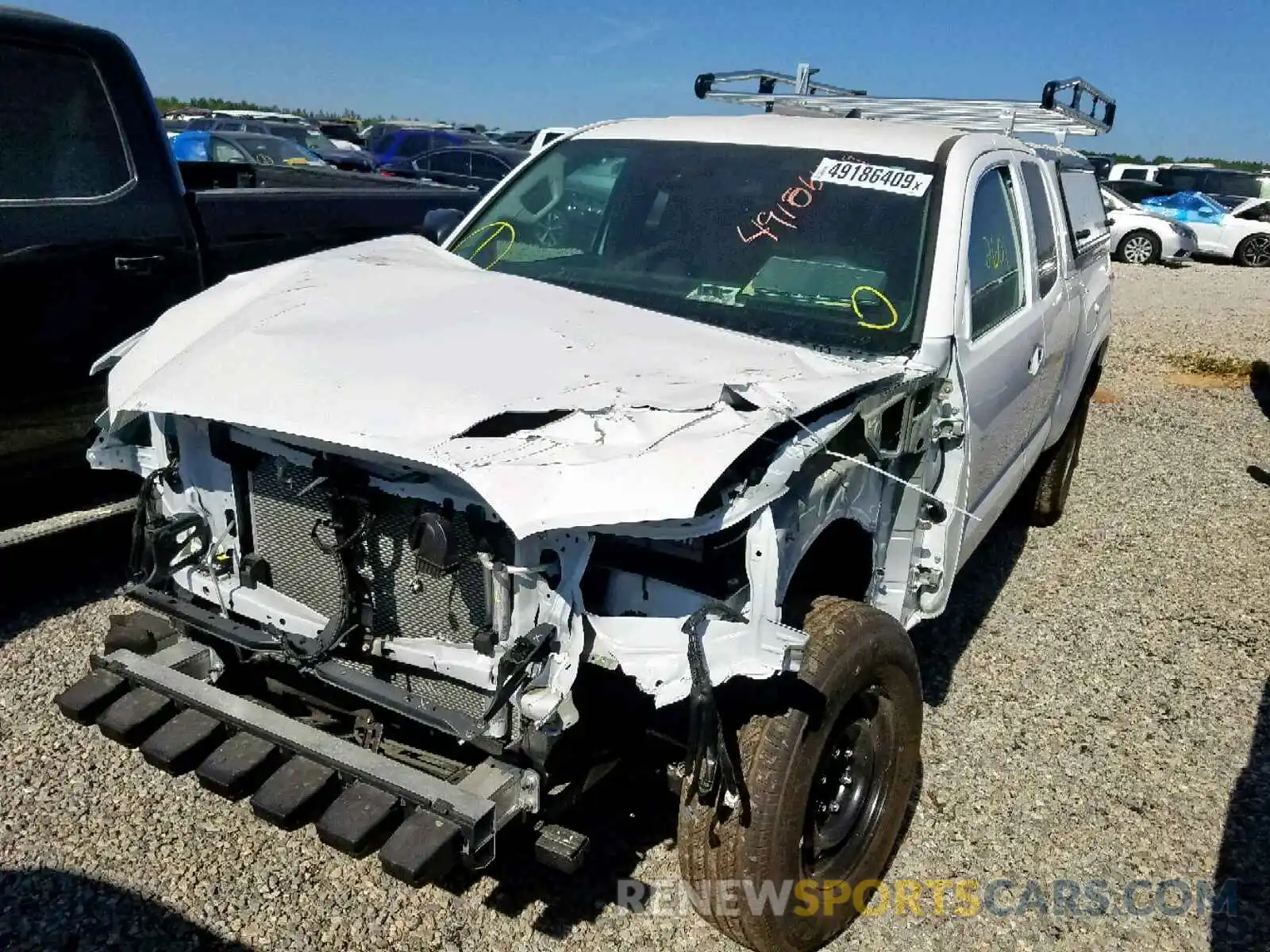 2 Photograph of a damaged car 5TFRX5GN4KX154772 TOYOTA TACOMA ACC 2019