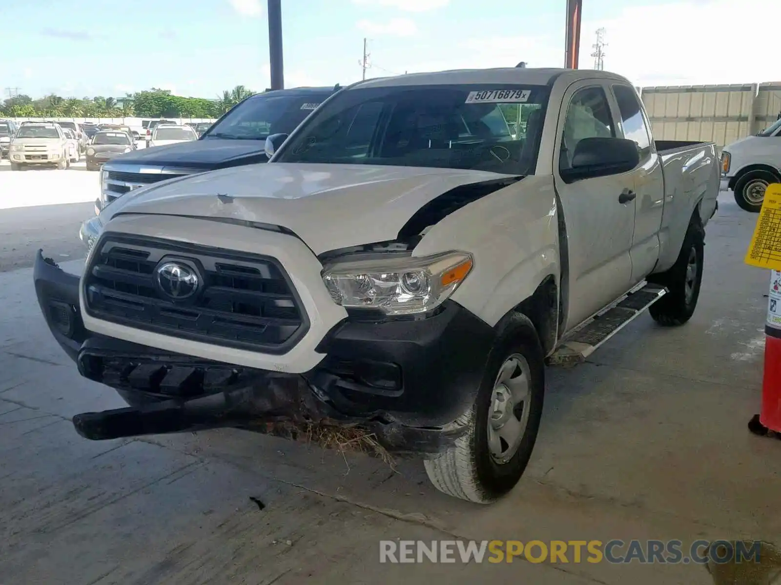 2 Photograph of a damaged car 5TFRX5GN6KX140341 TOYOTA TACOMA ACC 2019