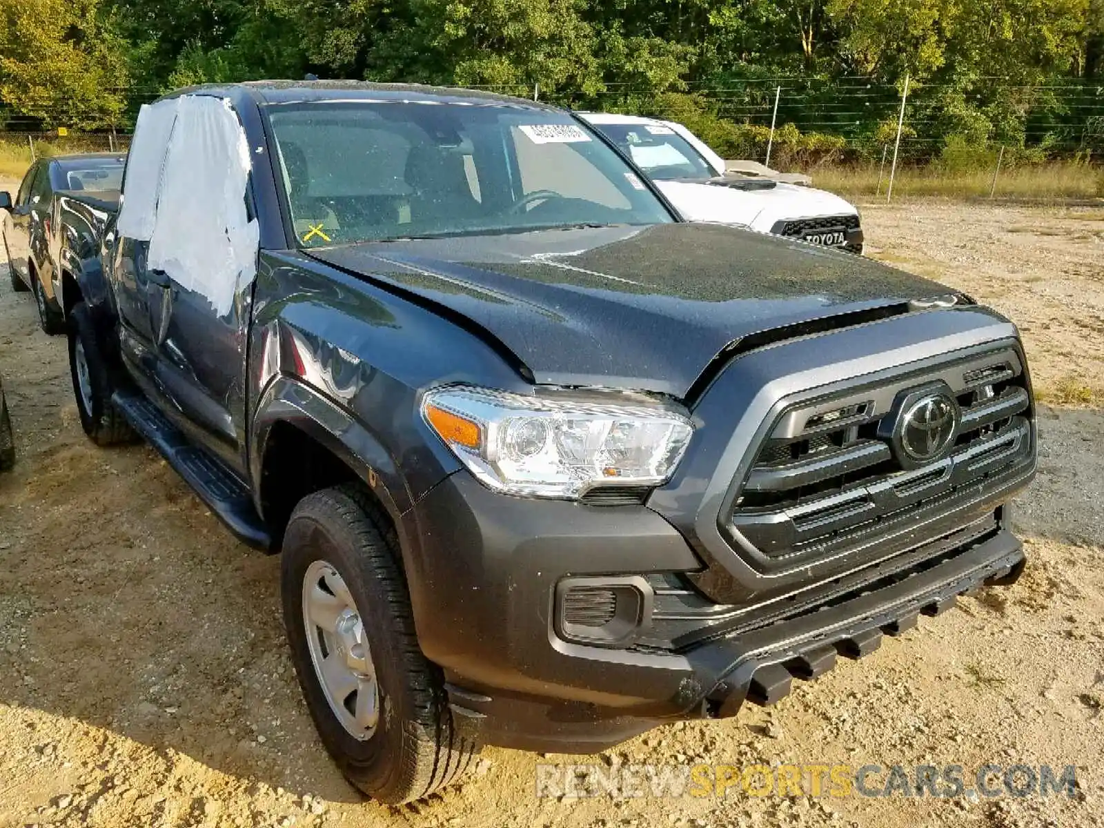 1 Photograph of a damaged car 5TFRX5GN9KX132329 TOYOTA TACOMA ACC 2019