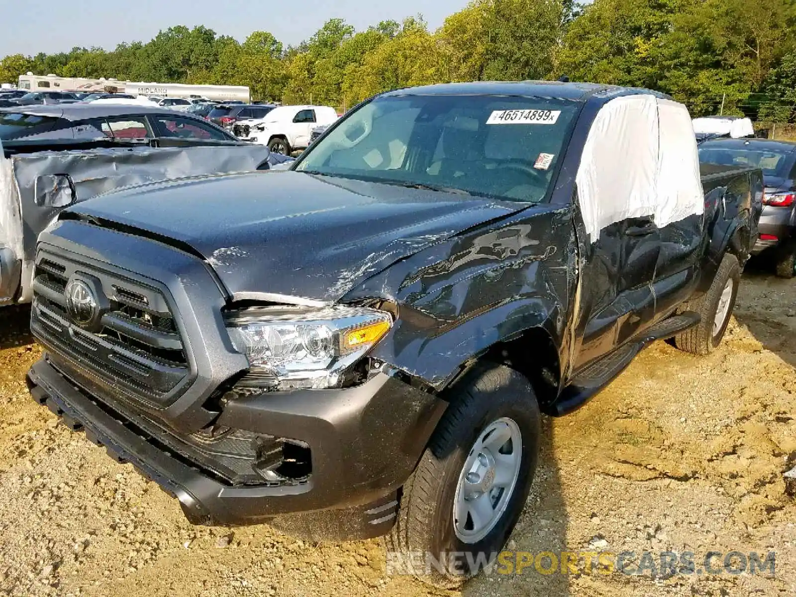 2 Photograph of a damaged car 5TFRX5GN9KX132329 TOYOTA TACOMA ACC 2019