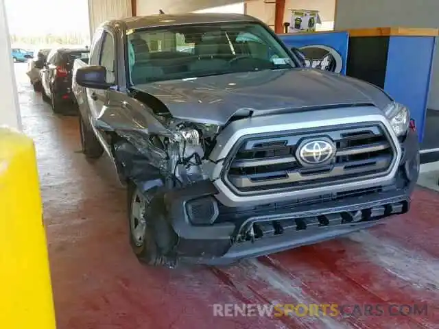 1 Photograph of a damaged car 5TFRX5GN9KX154797 TOYOTA TACOMA ACC 2019