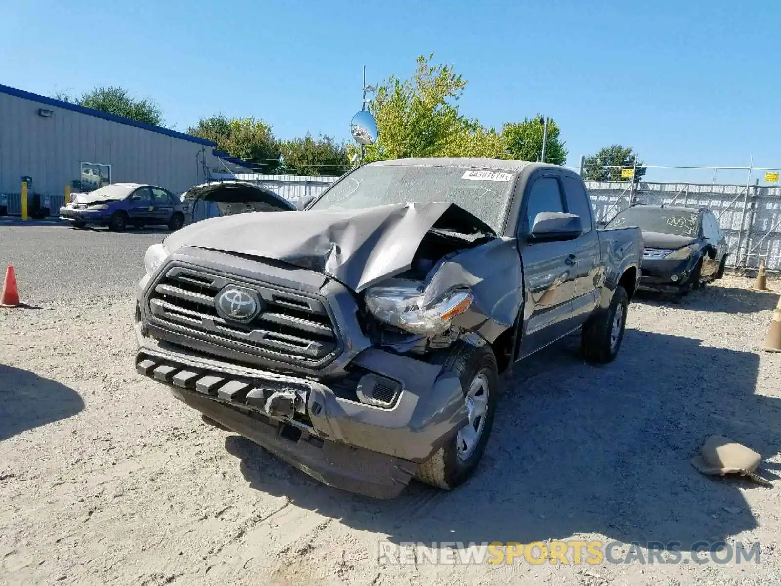 2 Photograph of a damaged car 5TFRX5GNXKX144294 TOYOTA TACOMA ACC 2019