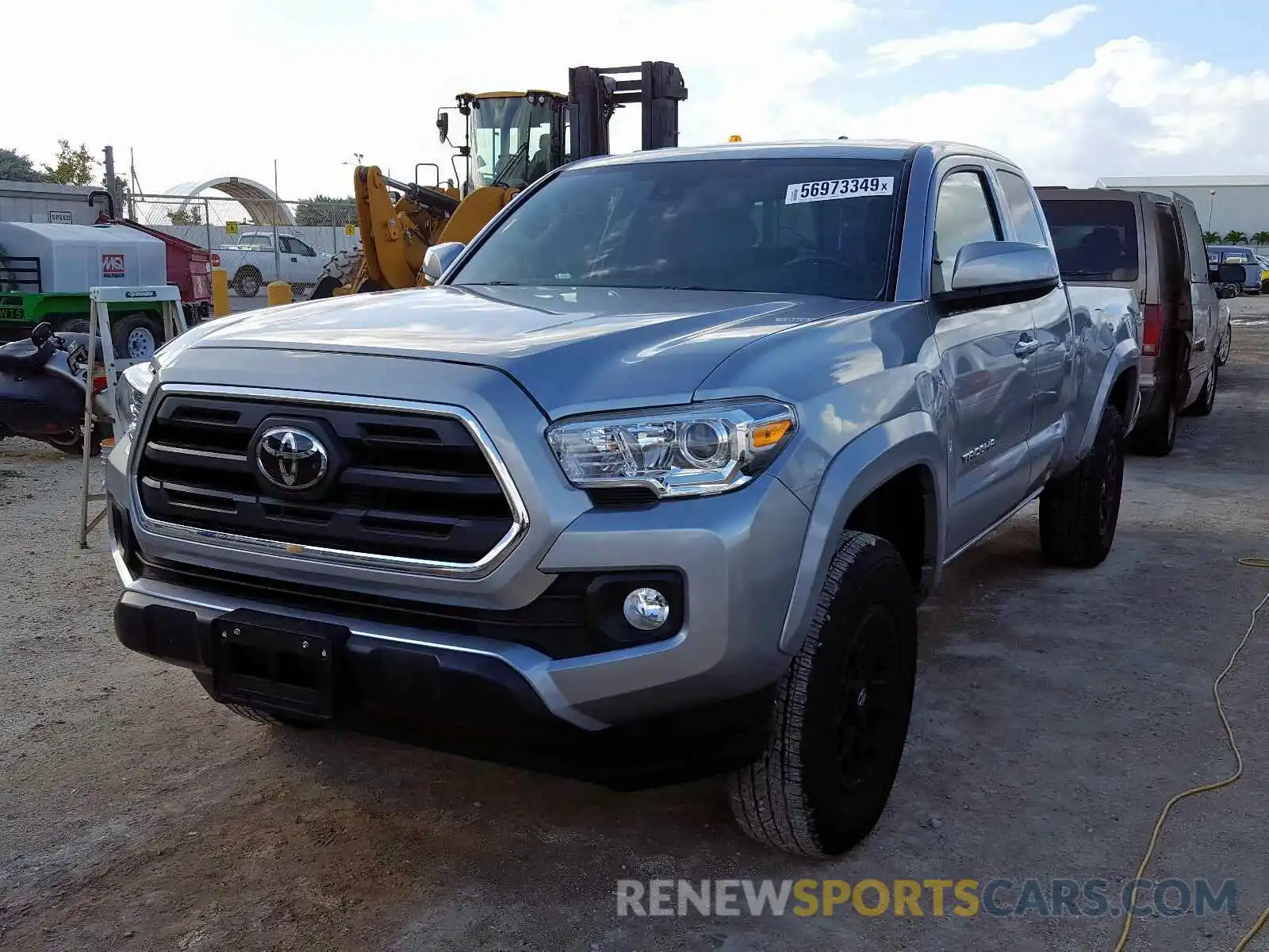 2 Photograph of a damaged car 5TFRZ5CN3KX078672 TOYOTA TACOMA ACC 2019