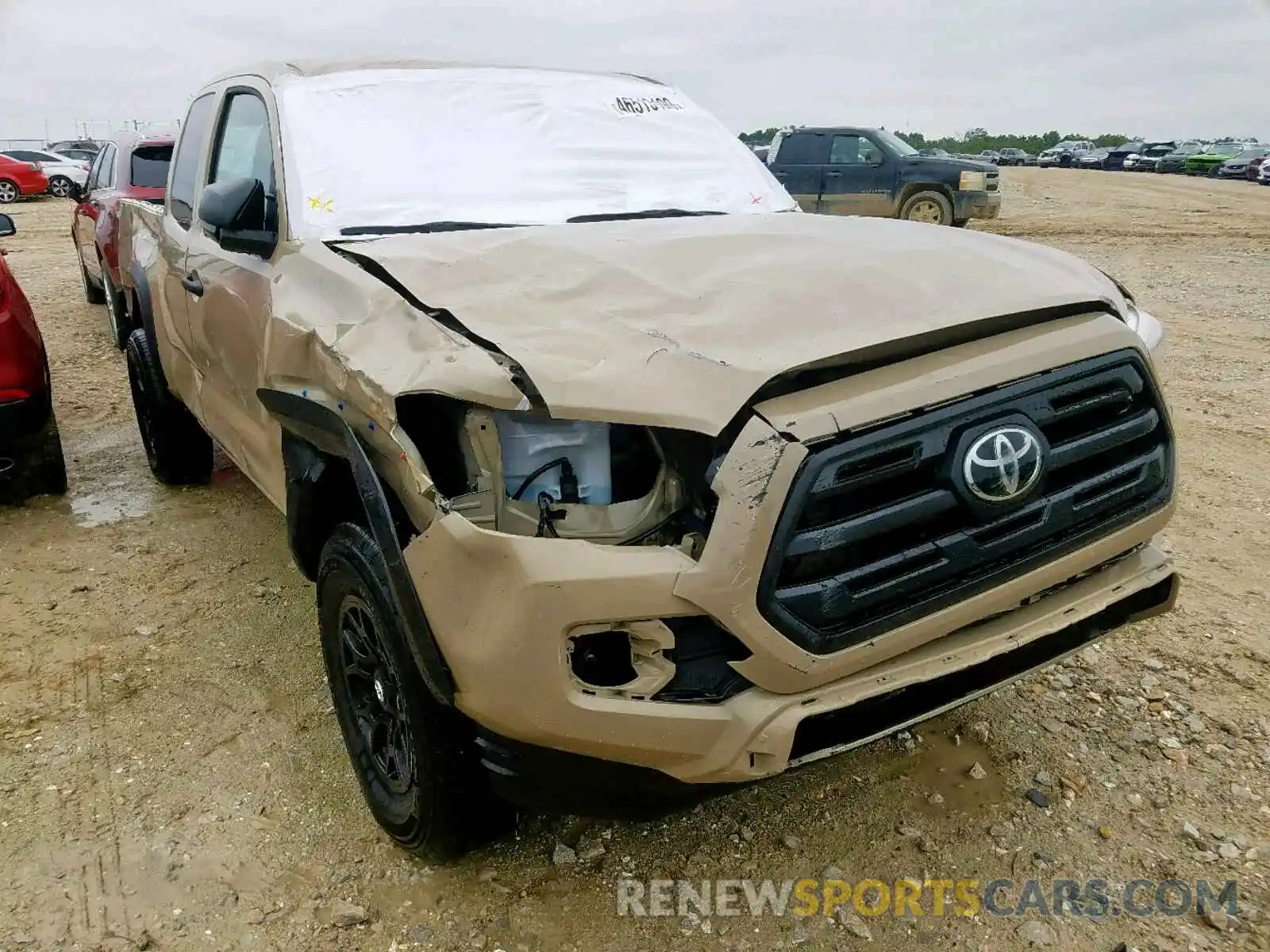 1 Photograph of a damaged car 5TFRZ5CN4KX074288 TOYOTA TACOMA ACC 2019