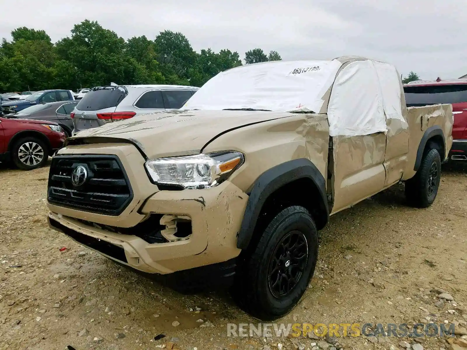 2 Photograph of a damaged car 5TFRZ5CN4KX074288 TOYOTA TACOMA ACC 2019