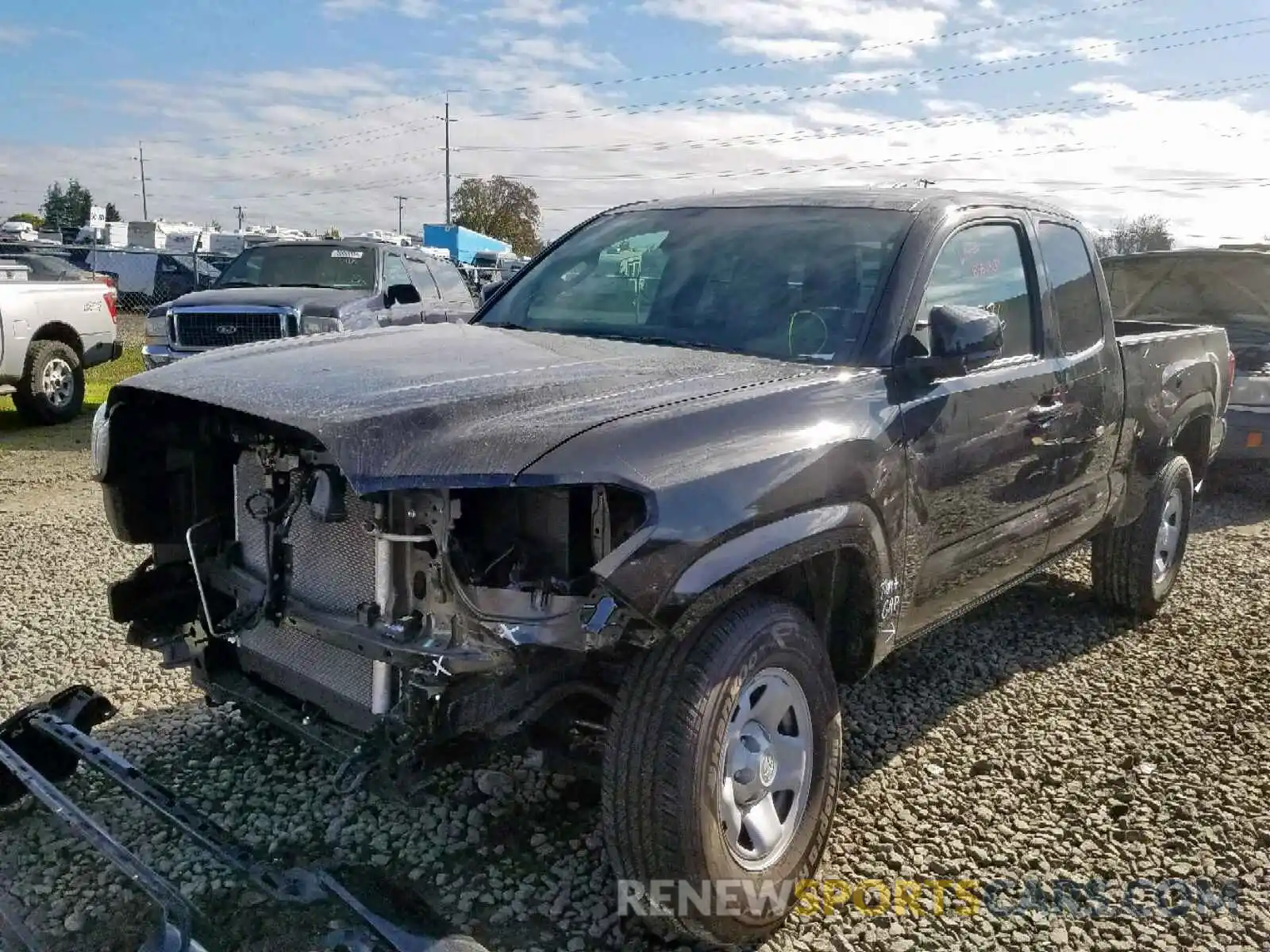 2 Фотография поврежденного автомобиля 5TFSX5EN0KX065656 TOYOTA TACOMA ACC 2019