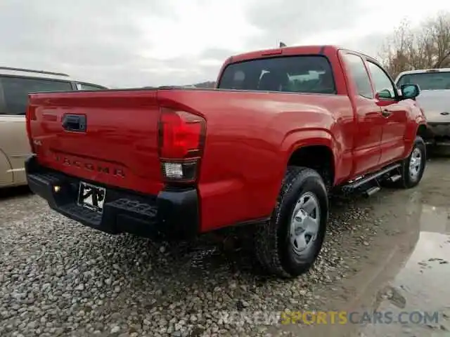 4 Фотография поврежденного автомобиля 5TFSX5EN0KX068444 TOYOTA TACOMA ACC 2019