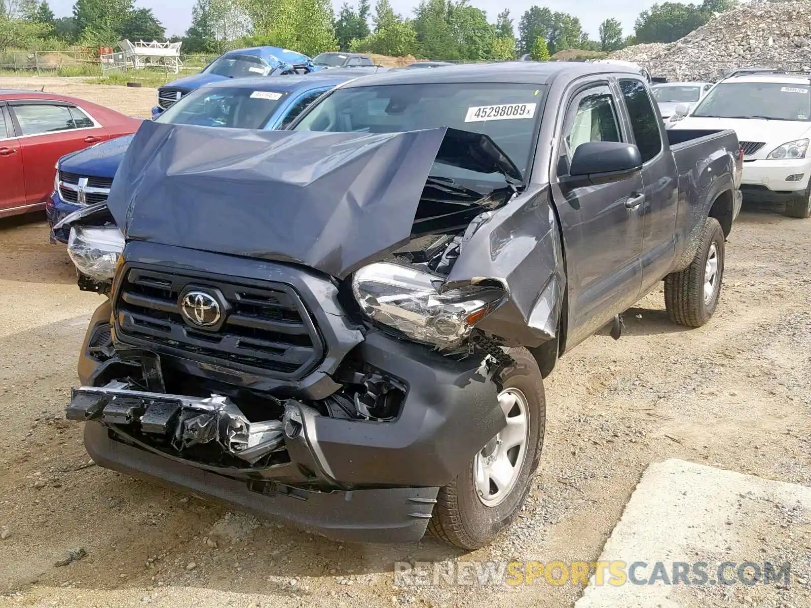 2 Photograph of a damaged car 5TFSX5EN2KX067425 TOYOTA TACOMA ACC 2019