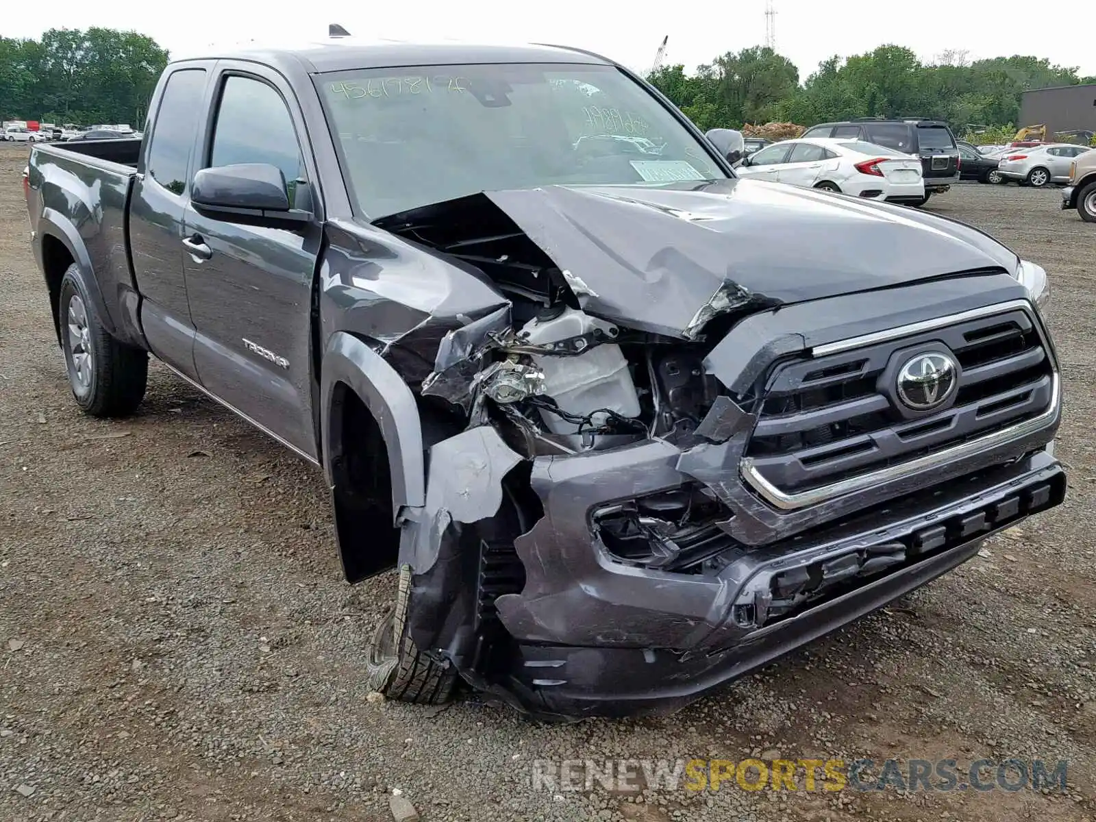 1 Photograph of a damaged car 5TFSZ5AN1KX202720 TOYOTA TACOMA ACC 2019