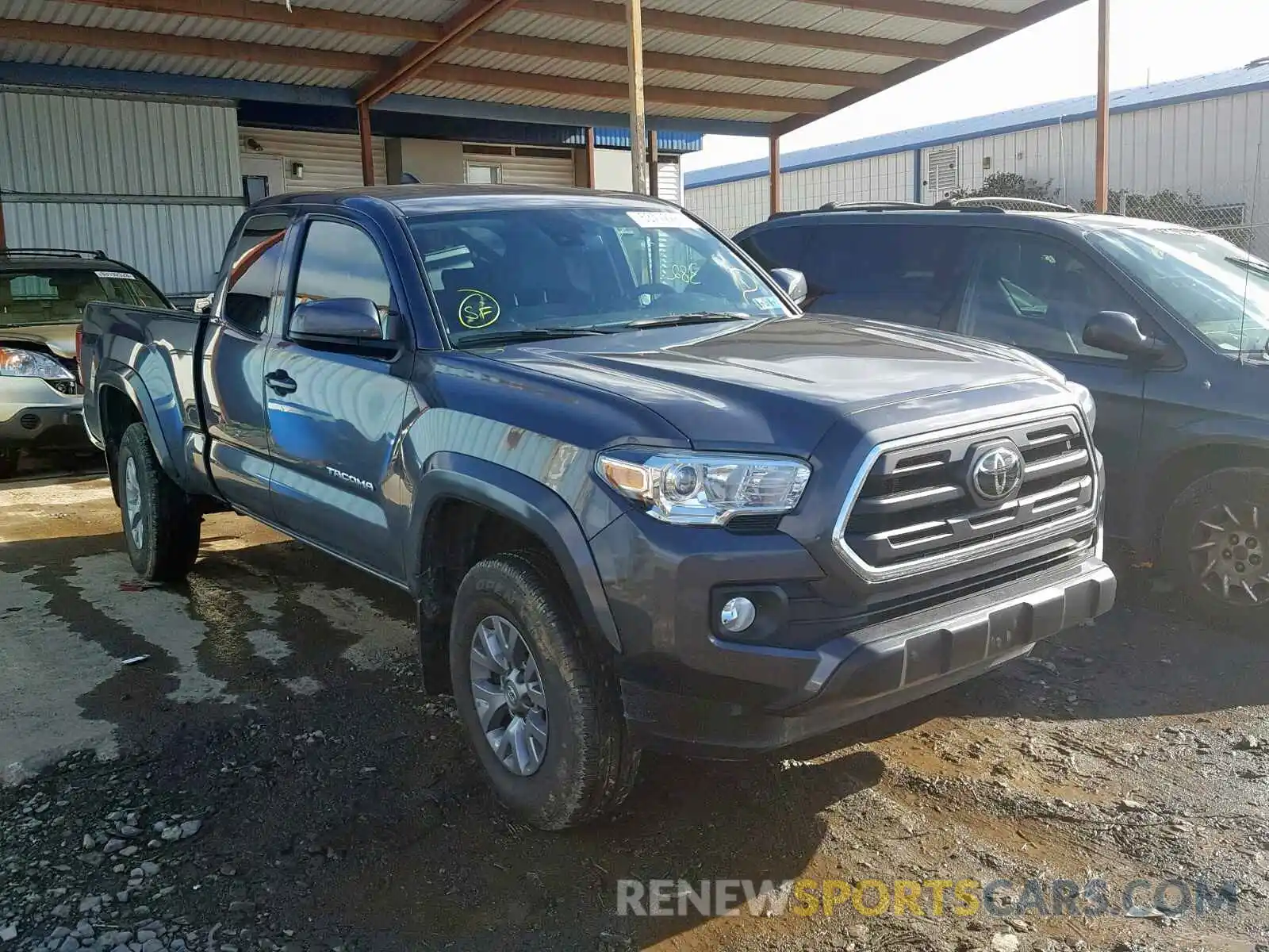 1 Photograph of a damaged car 5TFSZ5AN3KX166349 TOYOTA TACOMA ACC 2019