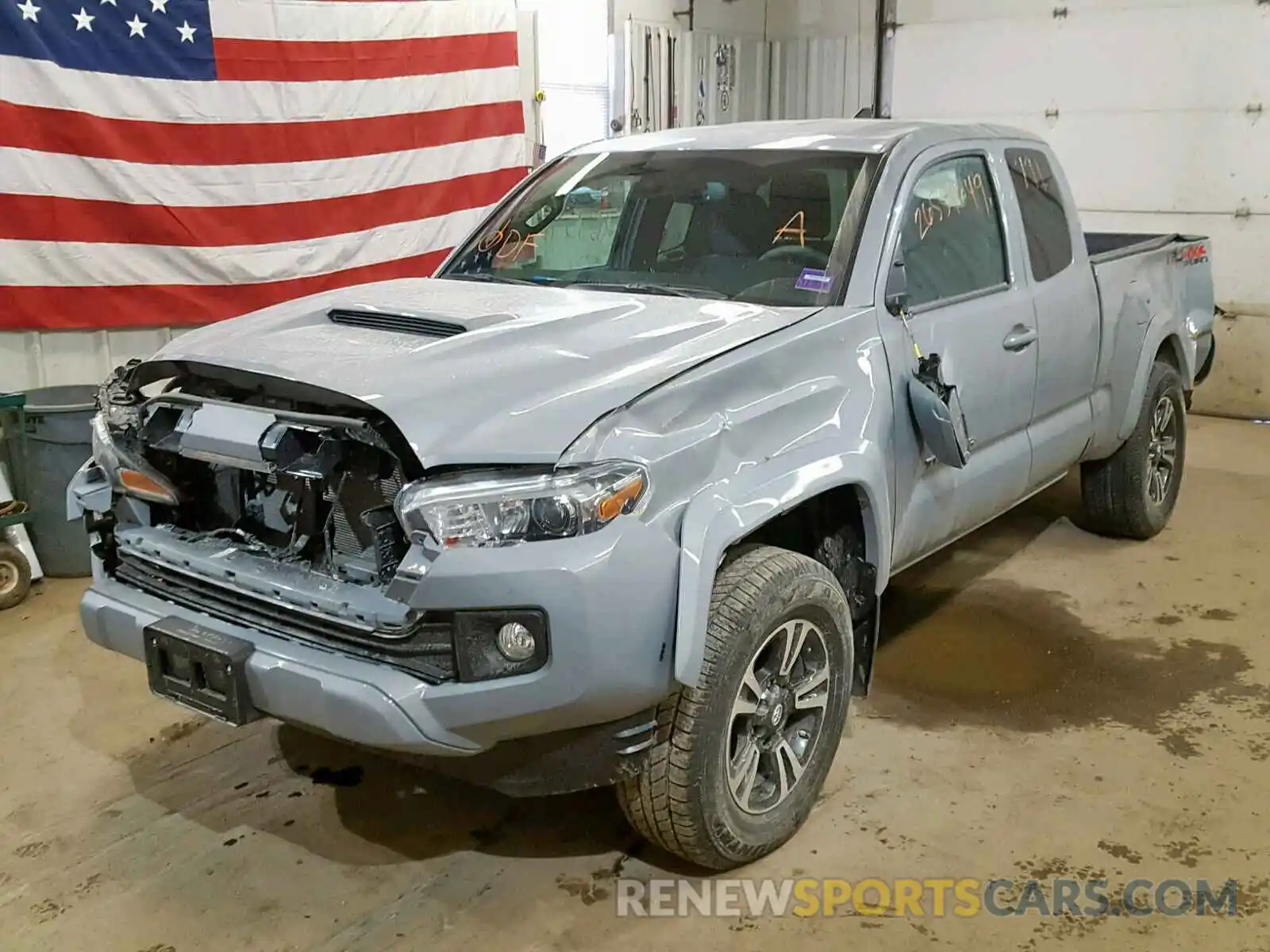 2 Photograph of a damaged car 5TFSZ5AN3KX178551 TOYOTA TACOMA ACC 2019