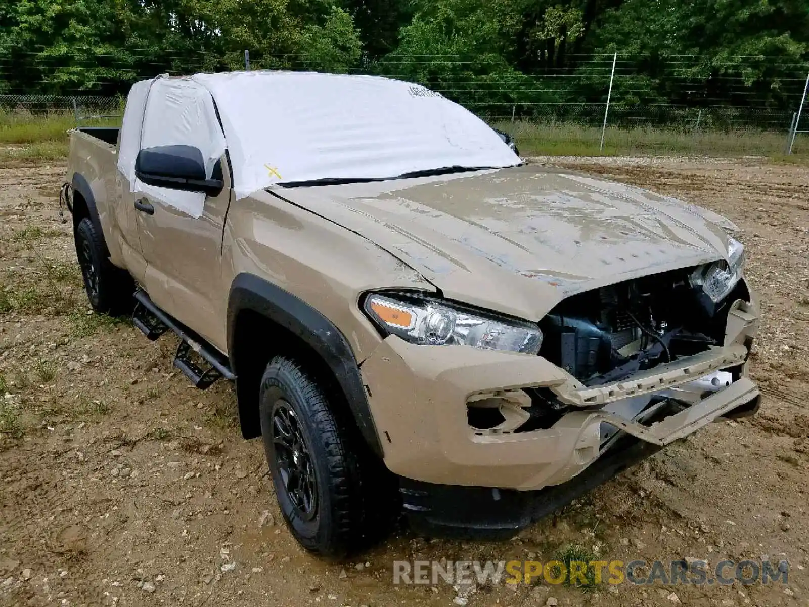 1 Photograph of a damaged car 5TFSZ5AN4KX170992 TOYOTA TACOMA ACC 2019