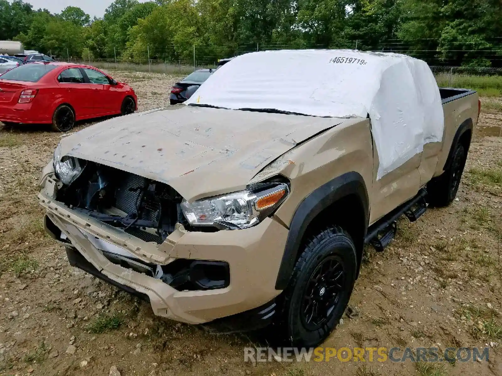 2 Photograph of a damaged car 5TFSZ5AN4KX170992 TOYOTA TACOMA ACC 2019