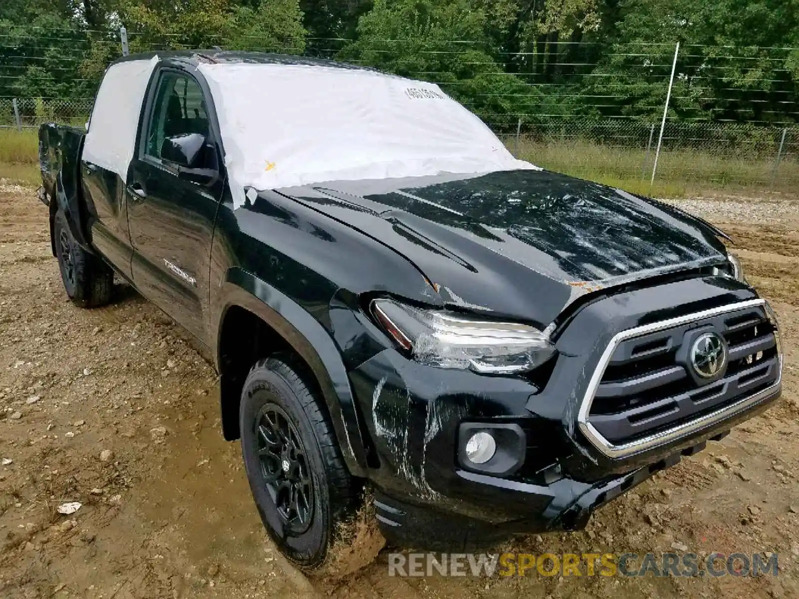 1 Photograph of a damaged car 3TMAZ5CN1KM085414 TOYOTA TACOMA DOU 2019