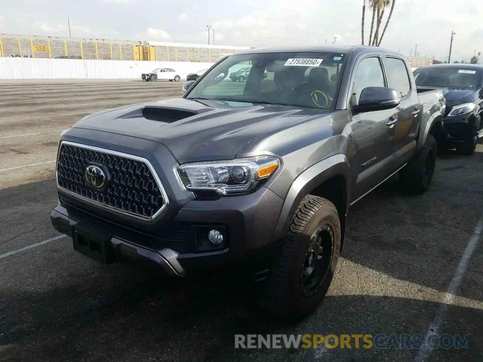 2 Photograph of a damaged car 3TMAZ5CN1KM089673 TOYOTA TACOMA DOU 2019