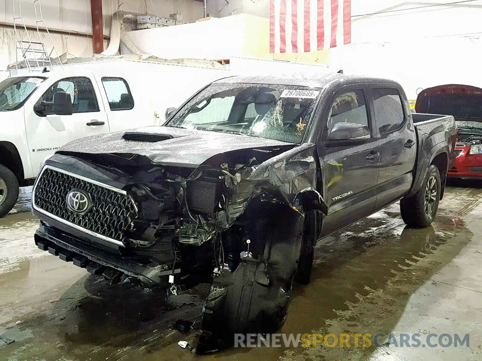 2 Photograph of a damaged car 3TMAZ5CN2KM079203 TOYOTA TACOMA DOU 2019