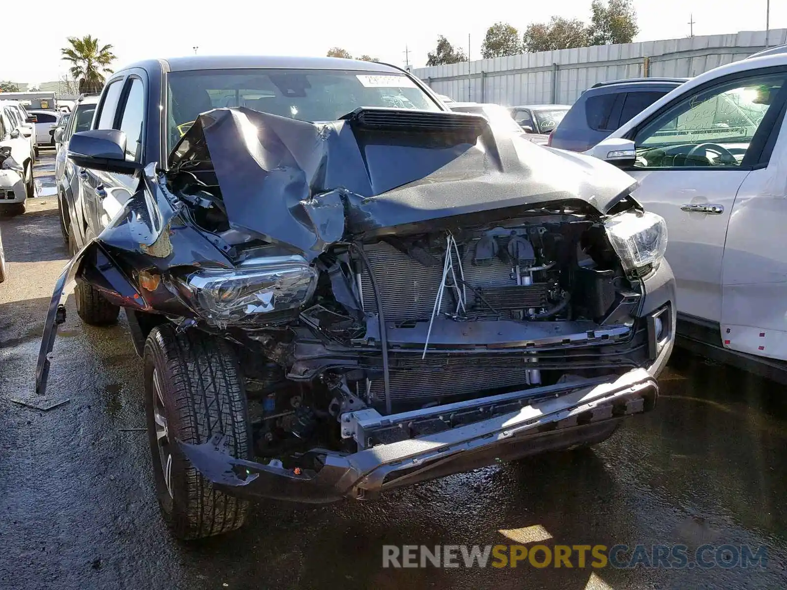 1 Photograph of a damaged car 3TMAZ5CN4KM085049 TOYOTA TACOMA DOU 2019