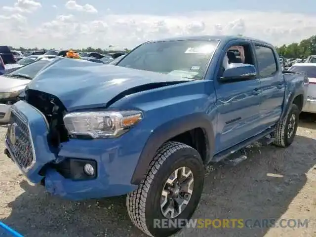 2 Photograph of a damaged car 3TMAZ5CN6KM085599 TOYOTA TACOMA DOU 2019