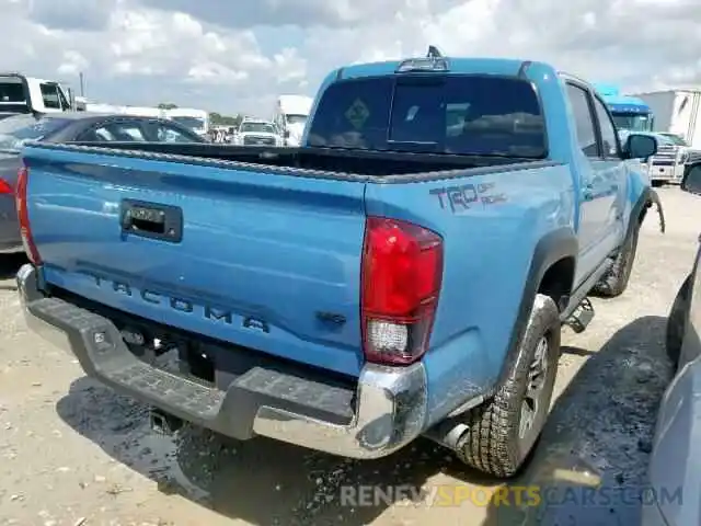 4 Photograph of a damaged car 3TMAZ5CN6KM085599 TOYOTA TACOMA DOU 2019