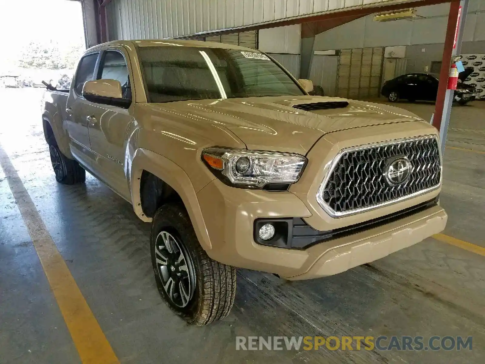 1 Photograph of a damaged car 3TMBZ5DN7KM017380 TOYOTA TACOMA DOU 2019