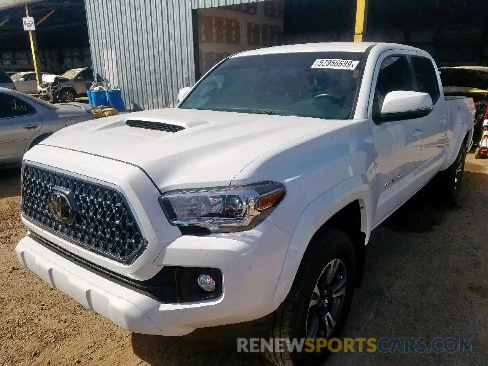 2 Photograph of a damaged car 3TMBZ5DN8KM021471 TOYOTA TACOMA DOU 2019