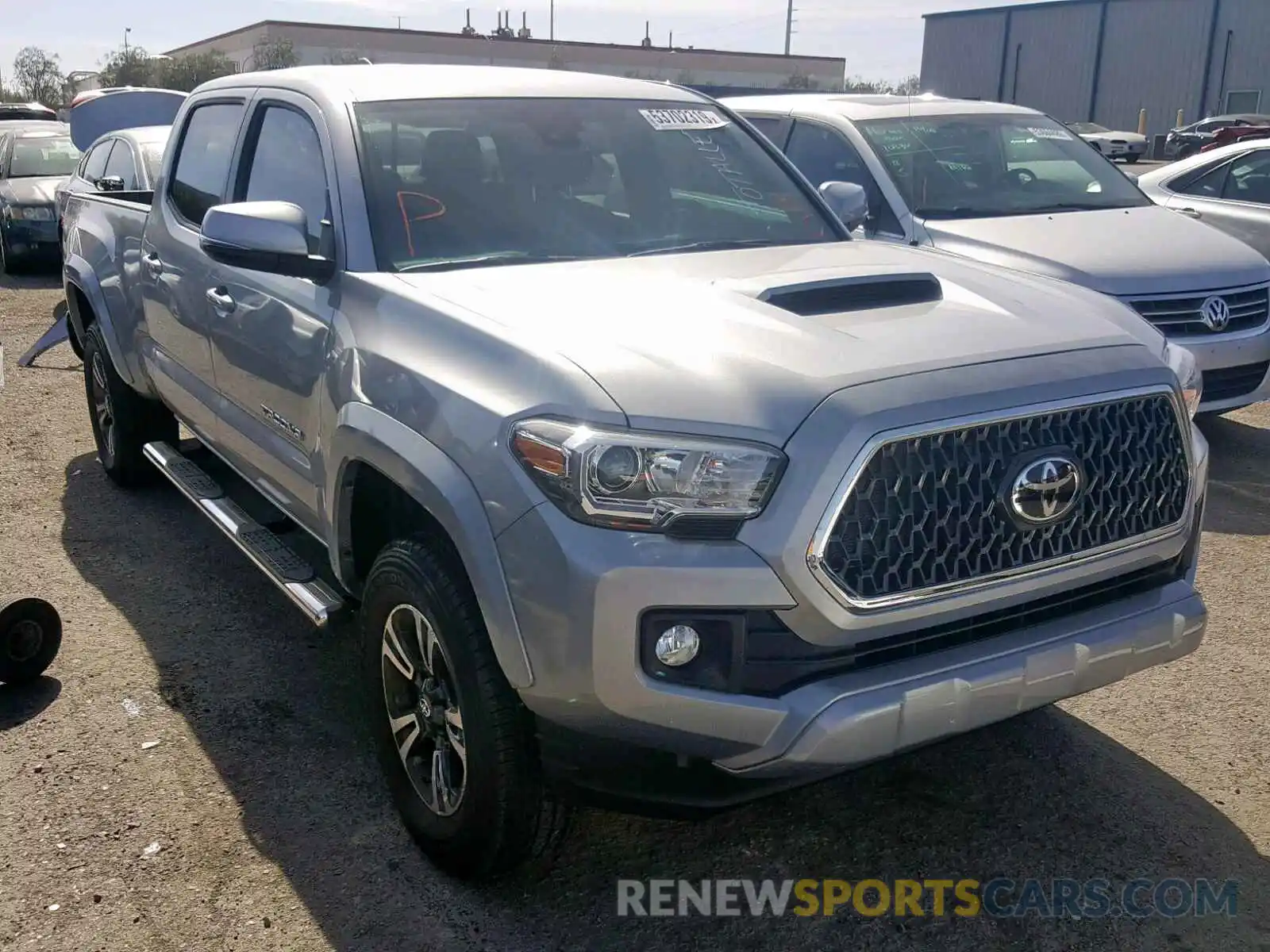 1 Photograph of a damaged car 3TMBZ5DNXKM020046 TOYOTA TACOMA DOU 2019