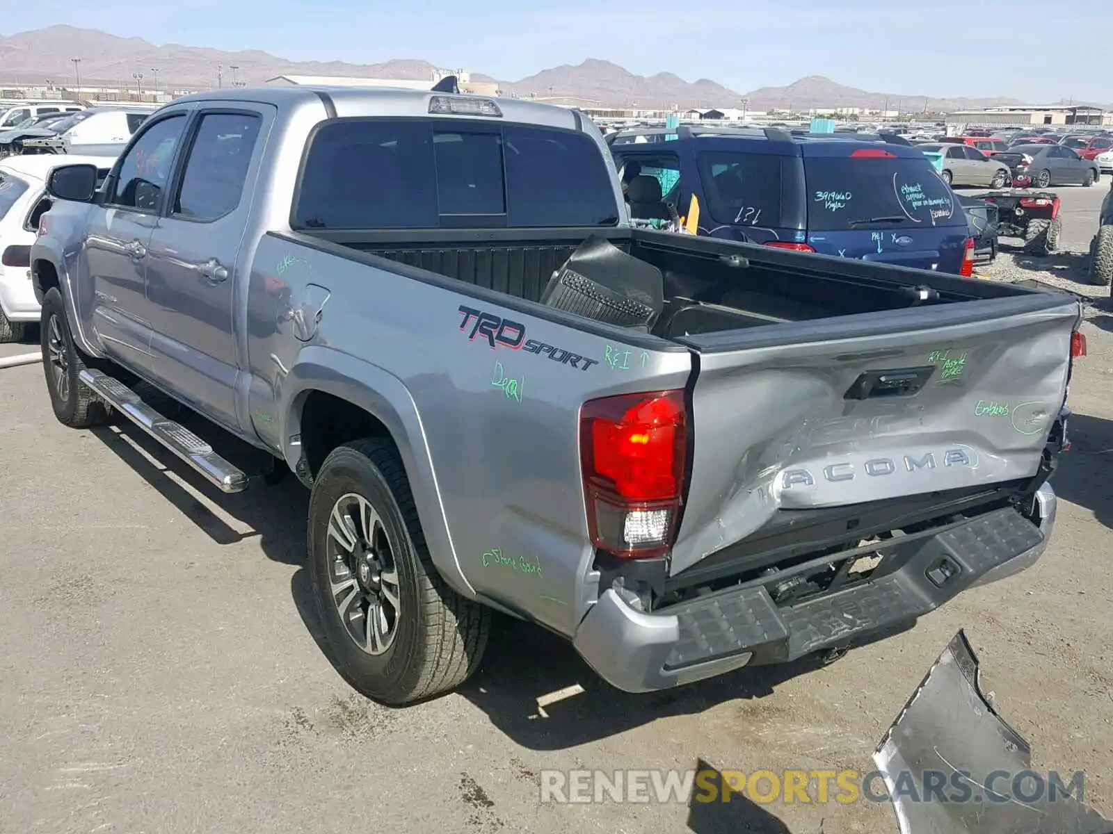 3 Photograph of a damaged car 3TMBZ5DNXKM020046 TOYOTA TACOMA DOU 2019