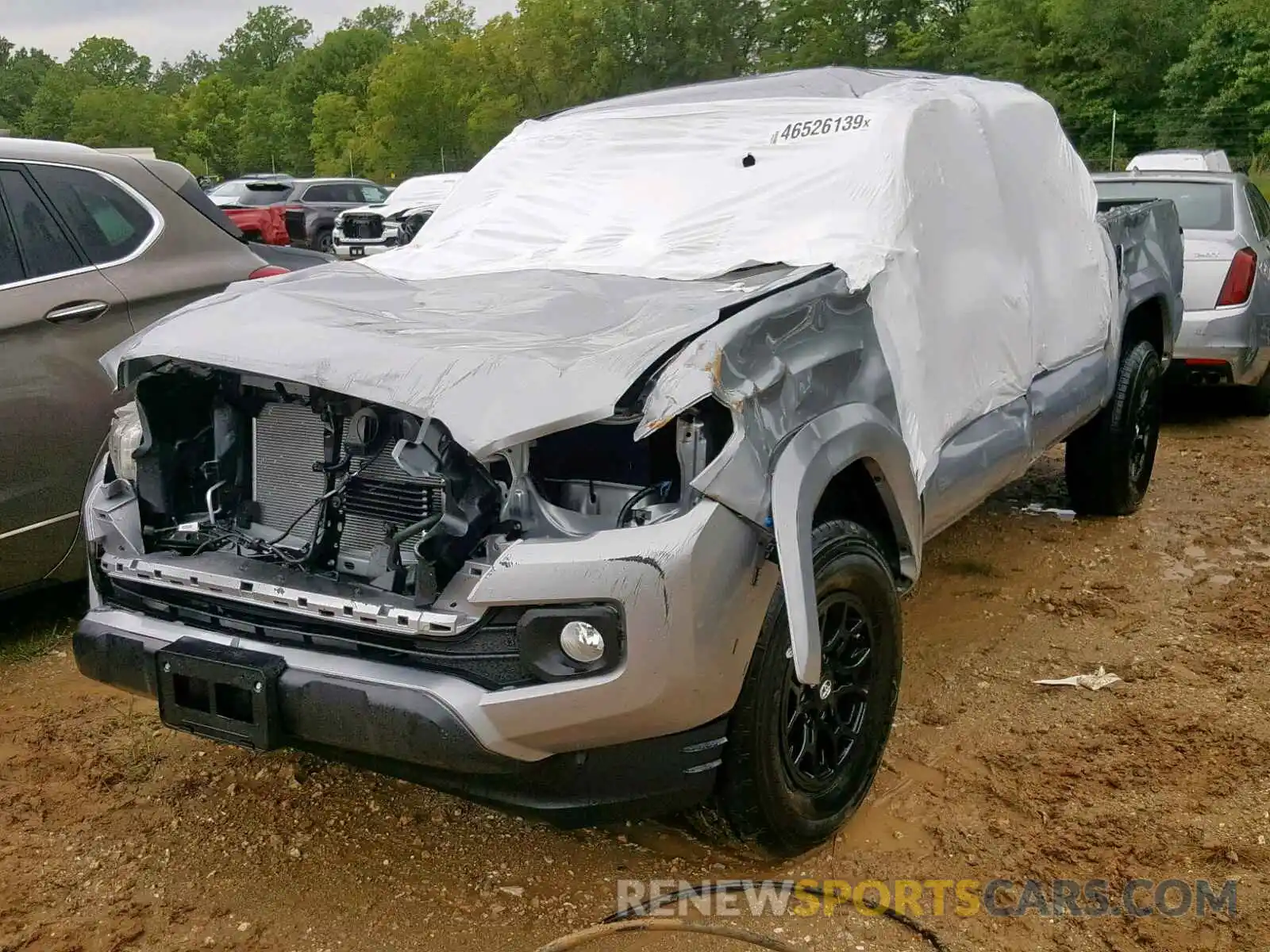 2 Photograph of a damaged car 3TMC25AN9KM250783 TOYOTA TACOMA DOU 2019