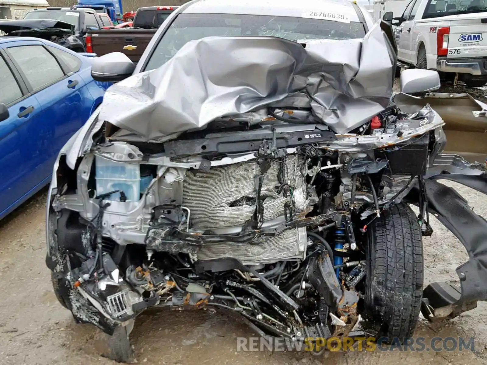 7 Photograph of a damaged car 3TMCZ5AN0KM201651 TOYOTA TACOMA DOU 2019