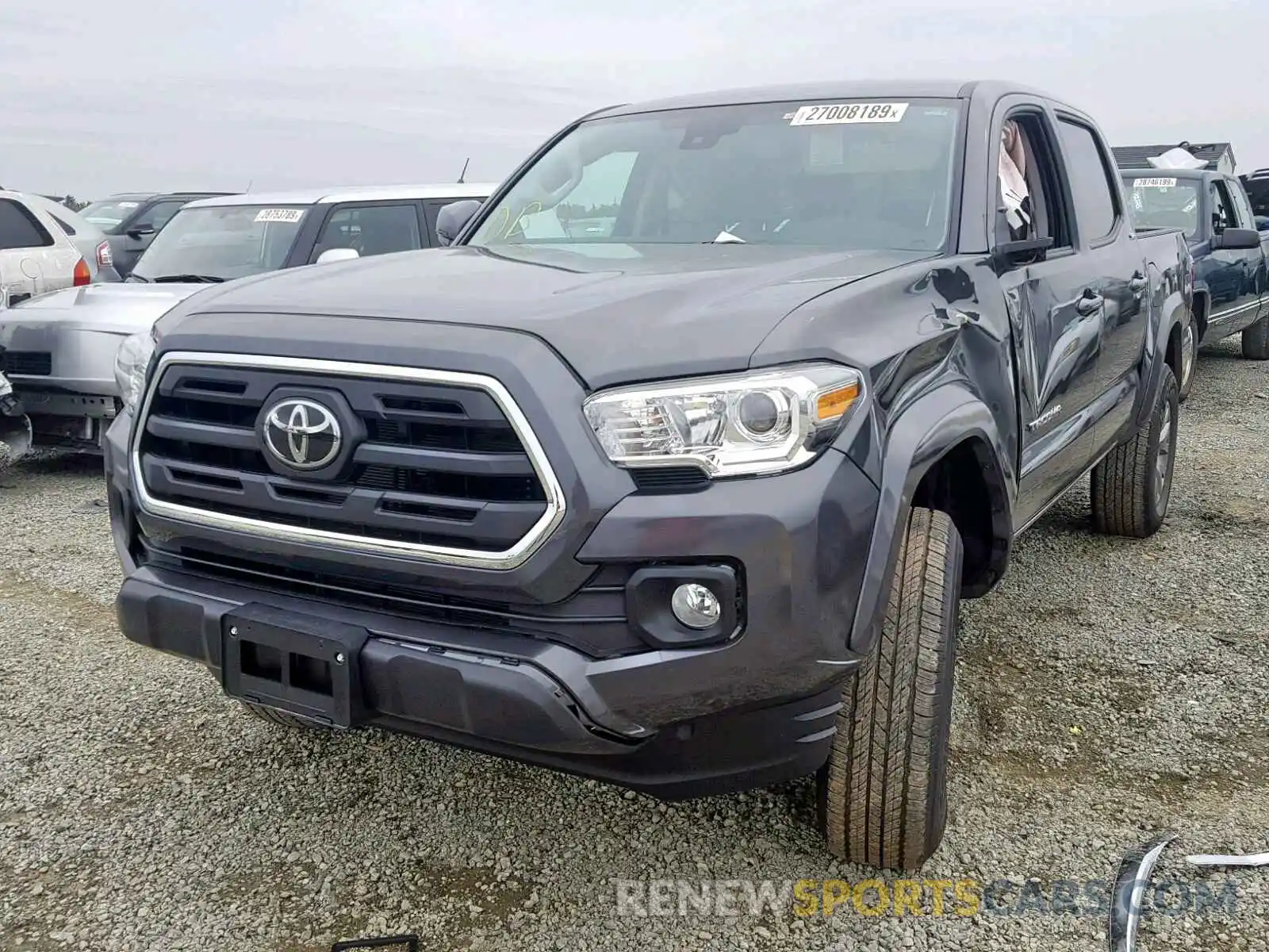 2 Photograph of a damaged car 3TMCZ5AN0KM207871 TOYOTA TACOMA DOU 2019