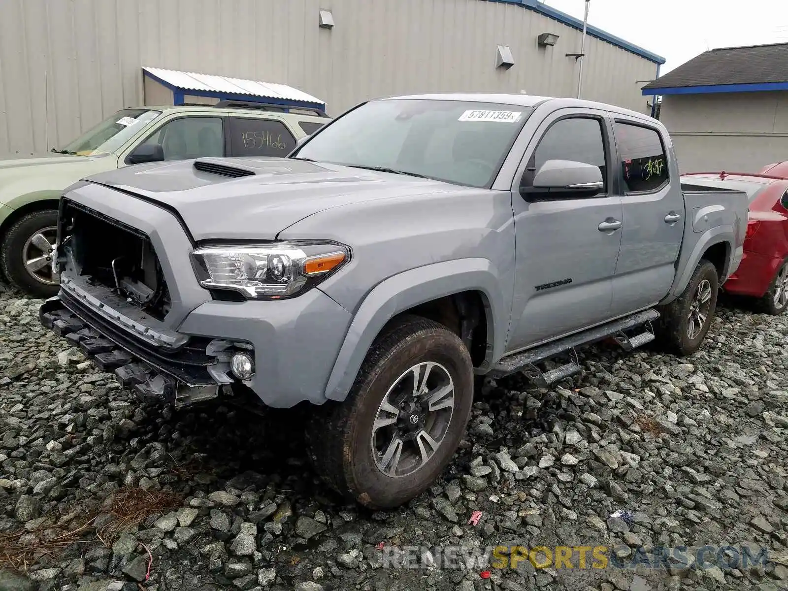 2 Photograph of a damaged car 3TMCZ5AN0KM212407 TOYOTA TACOMA DOU 2019