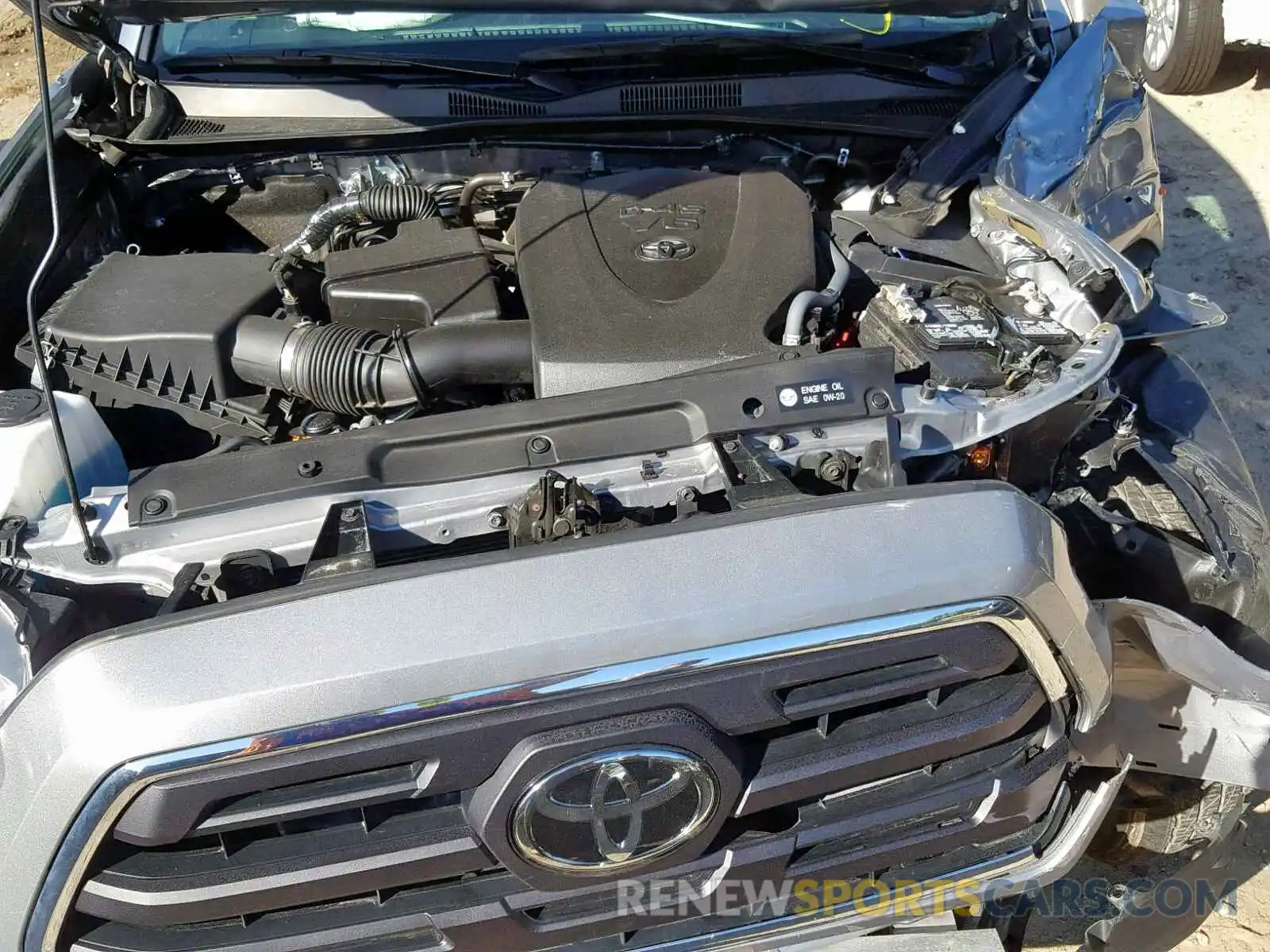 7 Photograph of a damaged car 3TMCZ5AN1KM193950 TOYOTA TACOMA DOU 2019