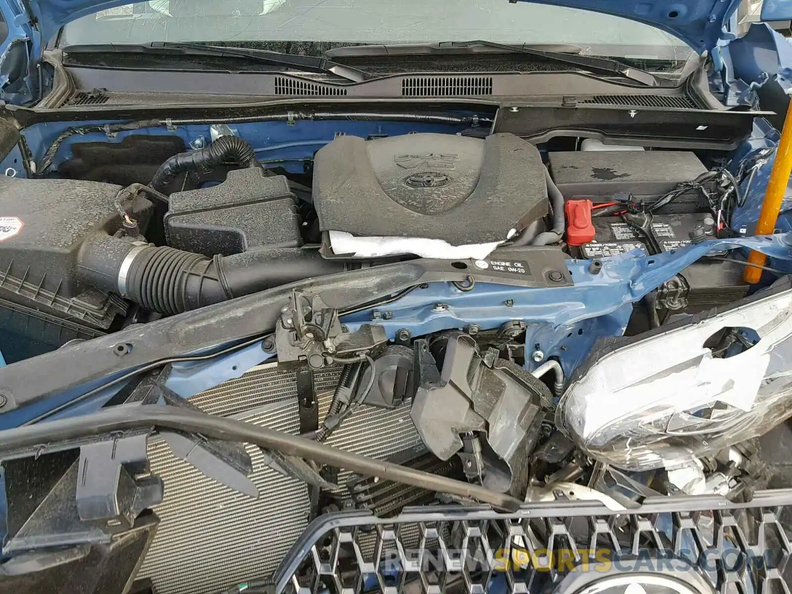 7 Photograph of a damaged car 3TMCZ5AN1KM195469 TOYOTA TACOMA DOU 2019