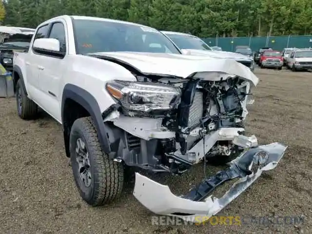 1 Photograph of a damaged car 3TMCZ5AN1KM266153 TOYOTA TACOMA DOU 2019